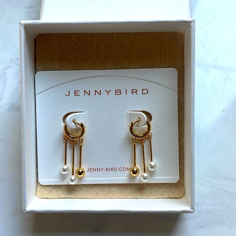 Jenny Bird Gold Nova Earrings - NWT